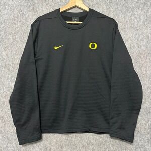 Nike Oregon Ducks Womens Medium Black Crewneck Sweatshirt 35899X-OD7